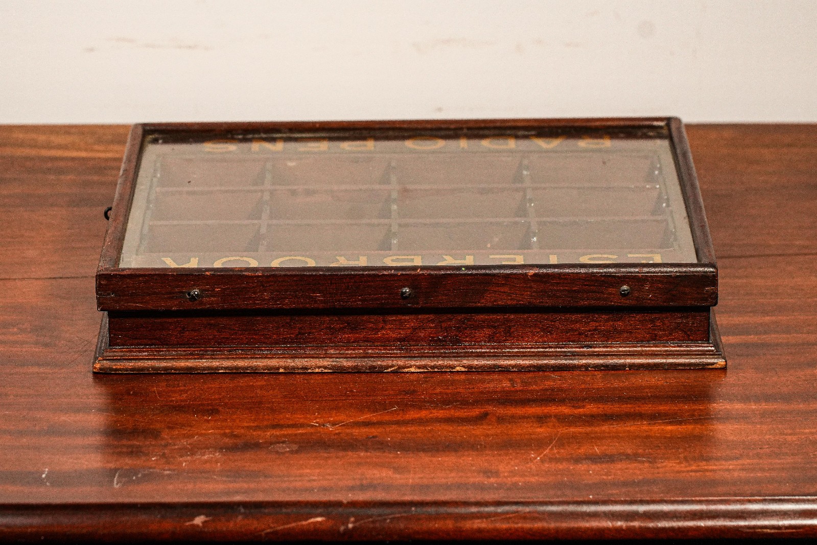 Esterbook Radio Fountain Pen Antique Advertising Writing Retail Display Case