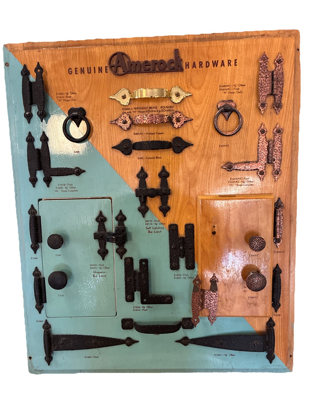 Vintage Genuine Amerock Hardware Salesman Display
