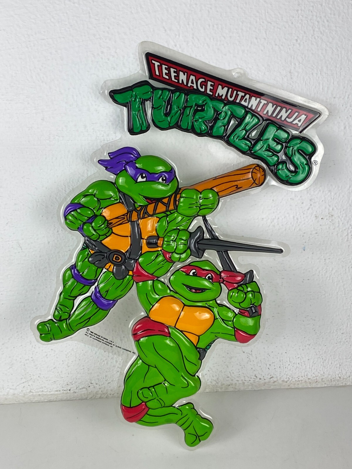 TMNT Teenage Mutant Ninja Turtles Vintage Plastic Display Store Rare Original