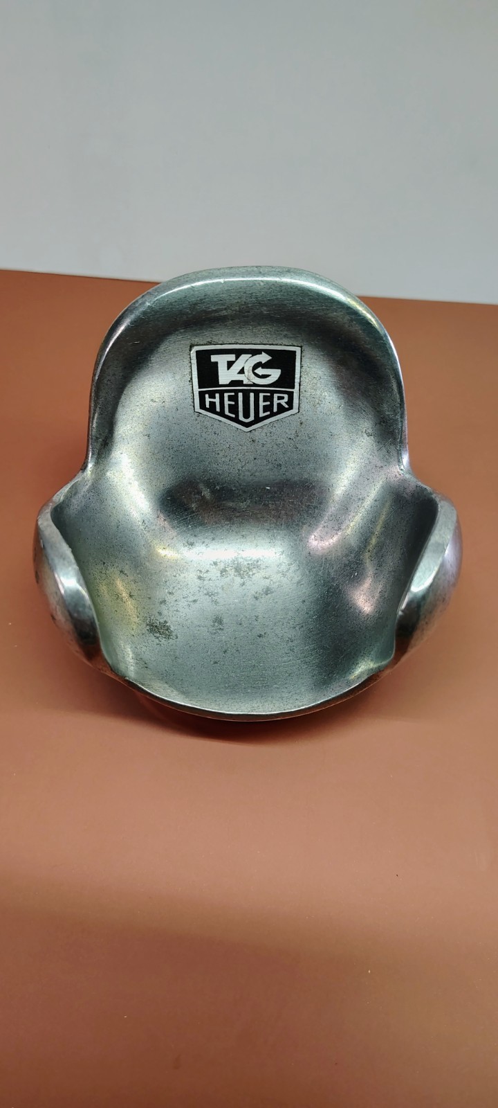 Rare TAG Heuer Aluminum Advertising Ashtray – Heavy Dealer Display Piece