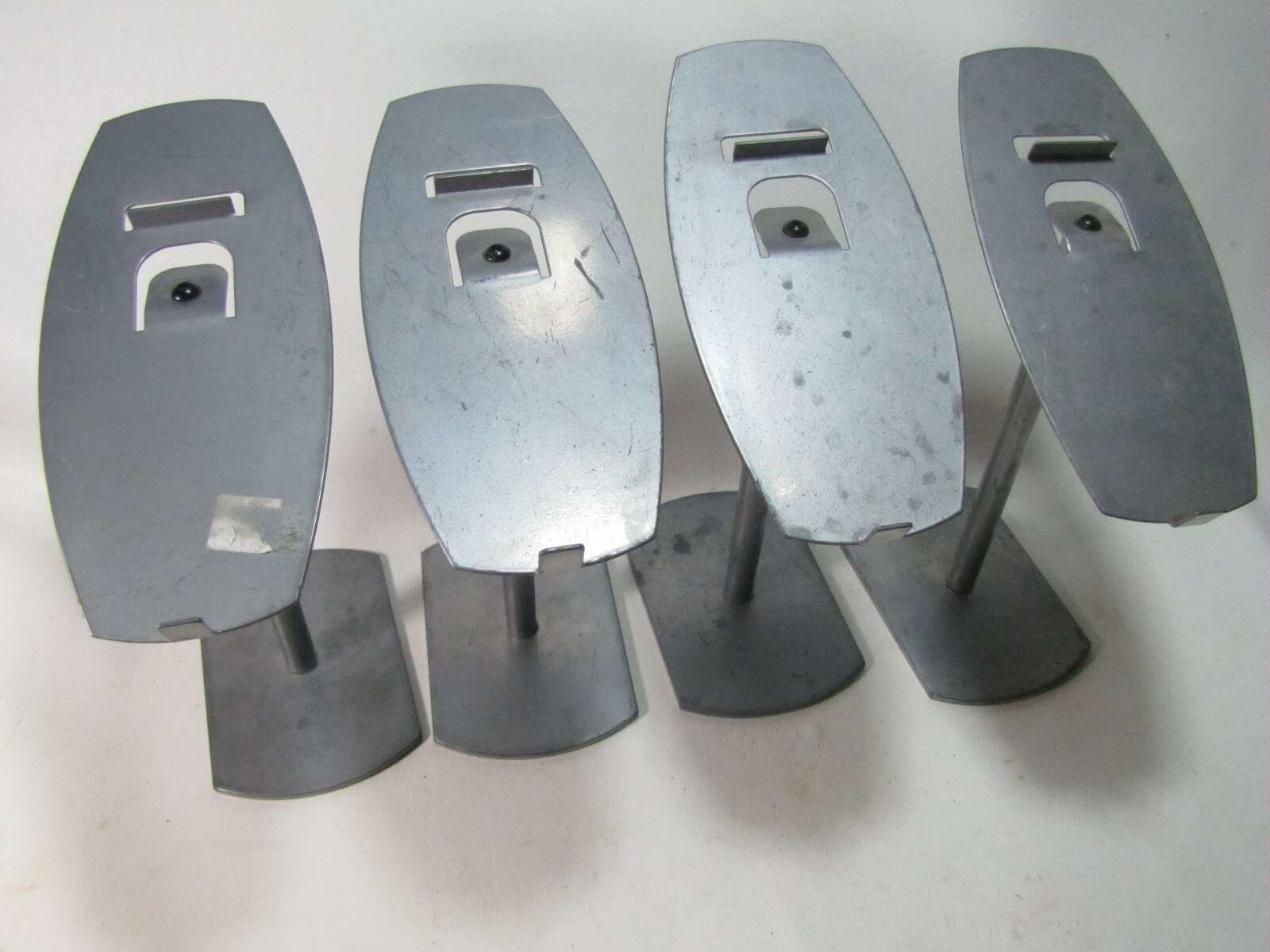 Lot 4x Shoe Riser, 9″H, Metal Display Stands Commercial