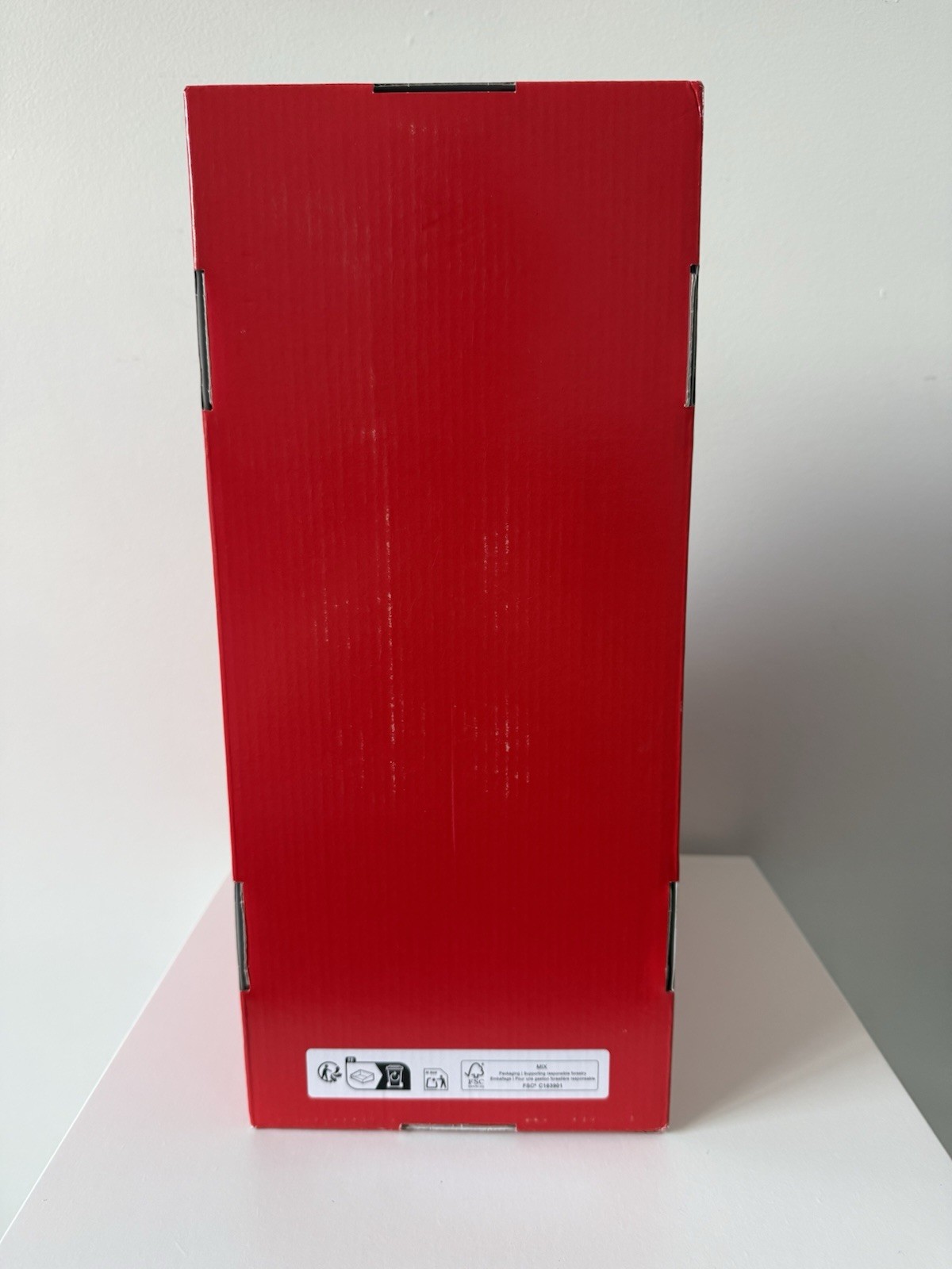 Official Pokemon Retail Store Countertop Display Bin Red ‘26 Logo Plush Box Used