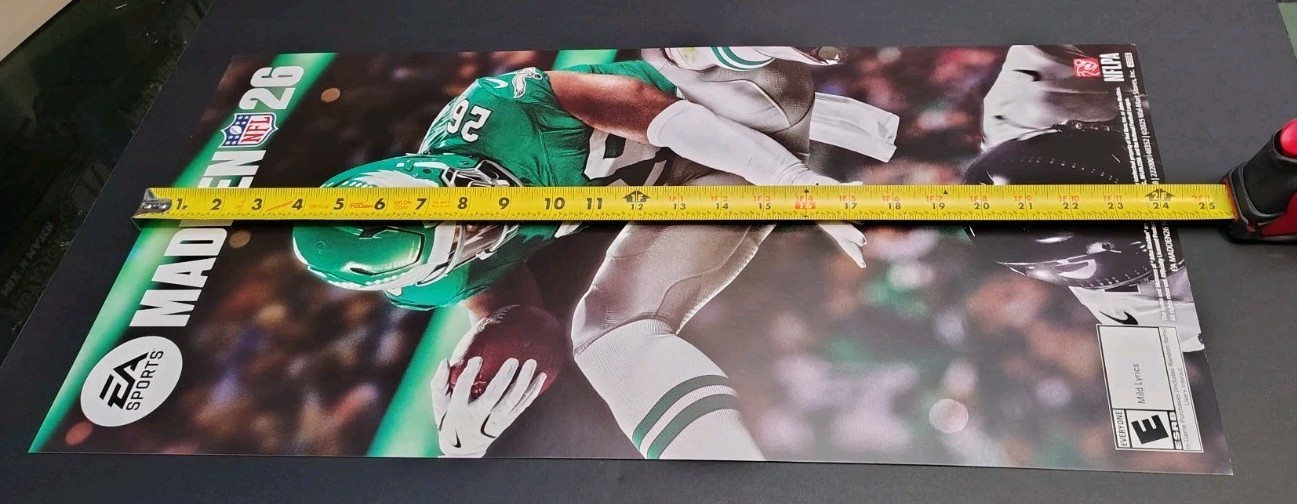 2025 – EA Sports madden 26 – Store display advertisement – 24x 11x