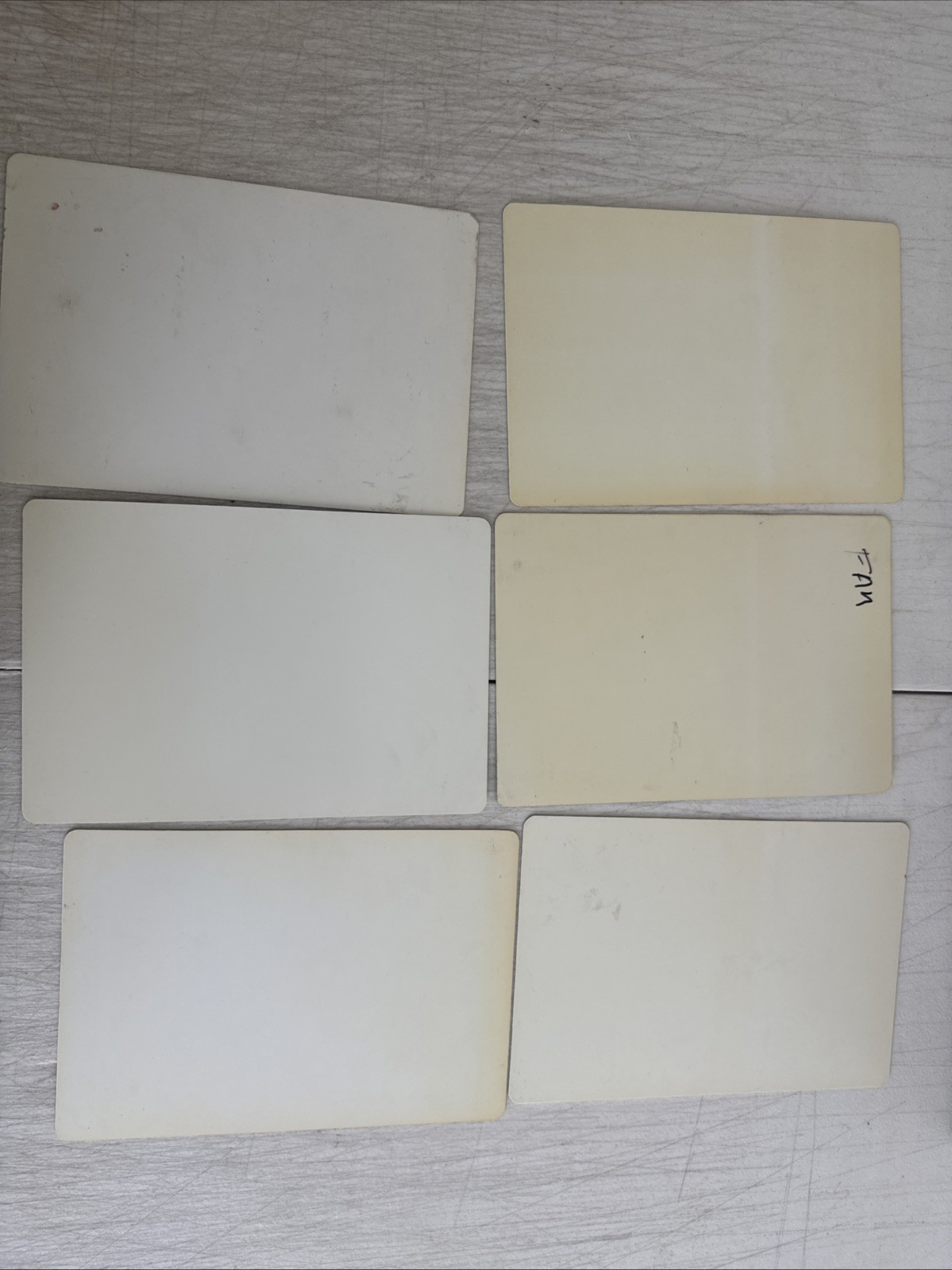 Blockbuster Movie Backer Card Mini Poster 5.5” x 8” Rare Thick Plastic Lot Of 6