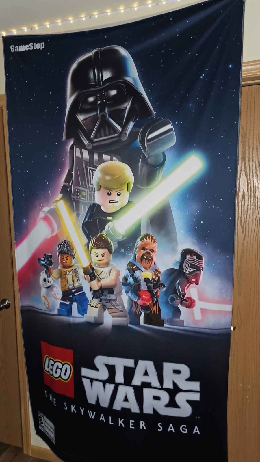 LEGO Star Wars The Skywalker Saga GameStop Advertising Banner Store Display Sign