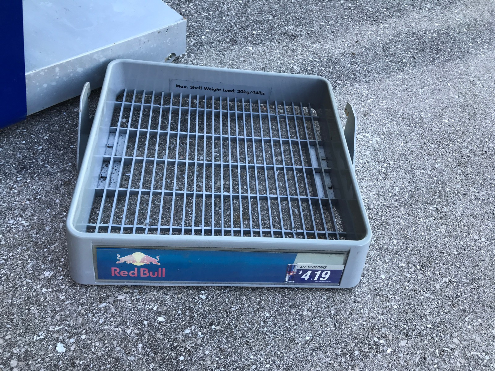 Red Bull Roll Around Shelf Shelves Display Stand UNIQUE Mancave Gameroom Decor