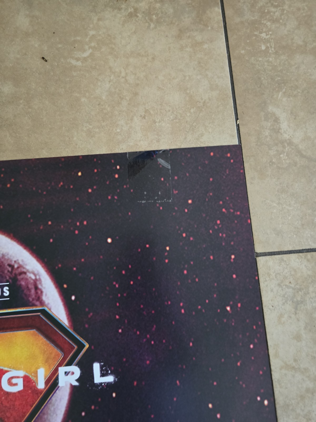Supergirl Funko Pop PROMO POSTER GameStop 48×24