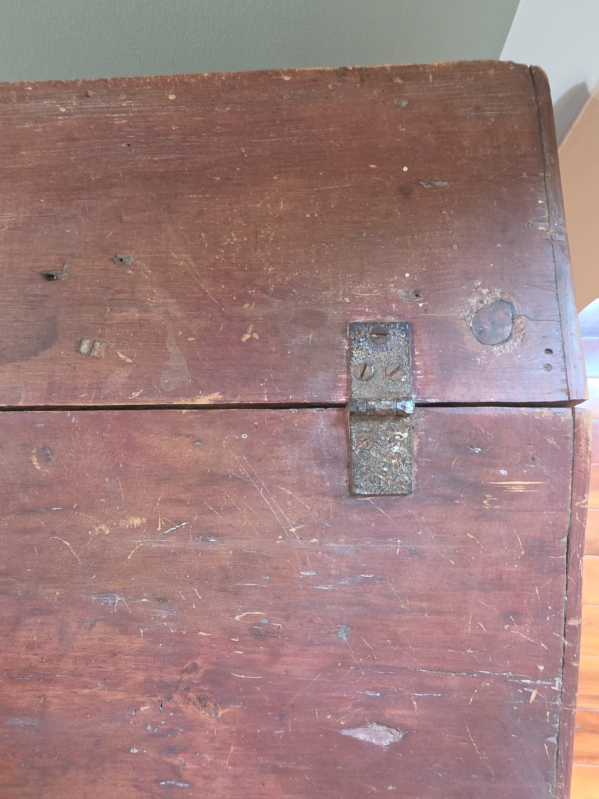 Antique Primitive Coffee General Store Display Bin Storage Box Farm Country READ