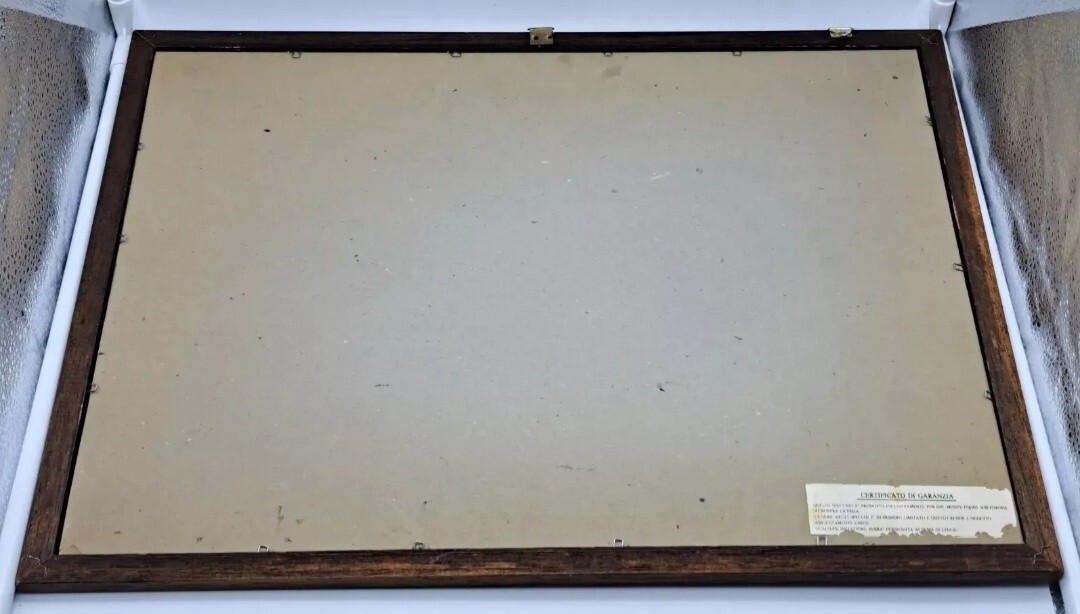 ADVERTISING MIRROR SIGN FRAME-MONTE JUICES-CENTENARY 1892-1992-OLD
