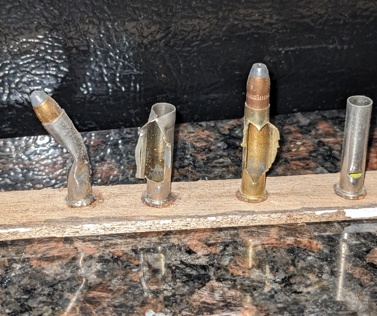 Custom made Bullet Board Display/manufacturing mis-loads from Montana, old West