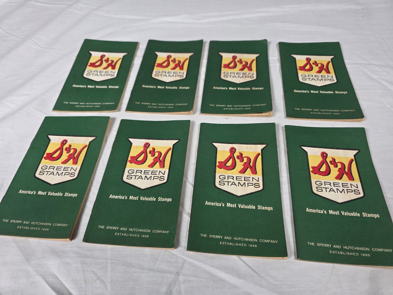 Lot of 6 Vintage 1962 S & H Green Stamps Books ~ Never Used