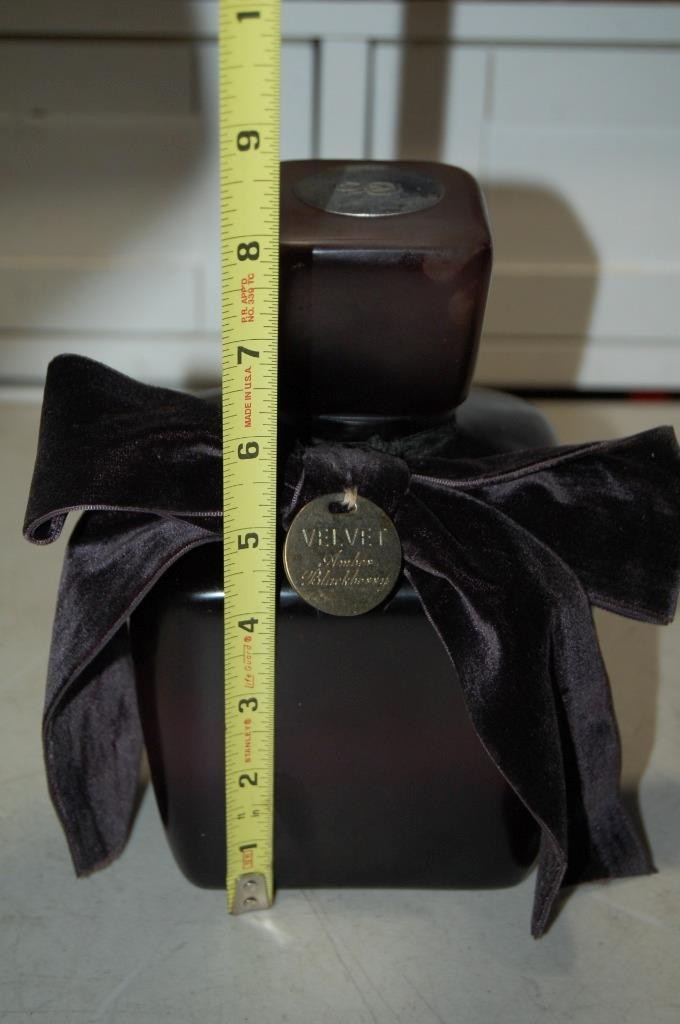 Rare Victoria’s Secret Velvet Amber Blackberry Perfume Bottle Store Prop Display
