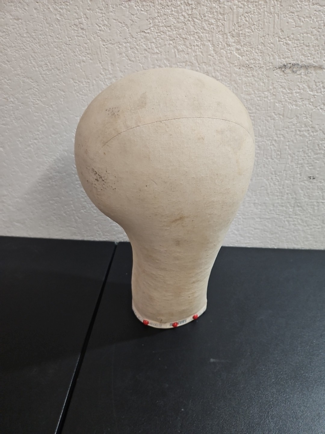 ANTIQUE MILLINERY HEAD Store Display Primitive Hat Mannequi