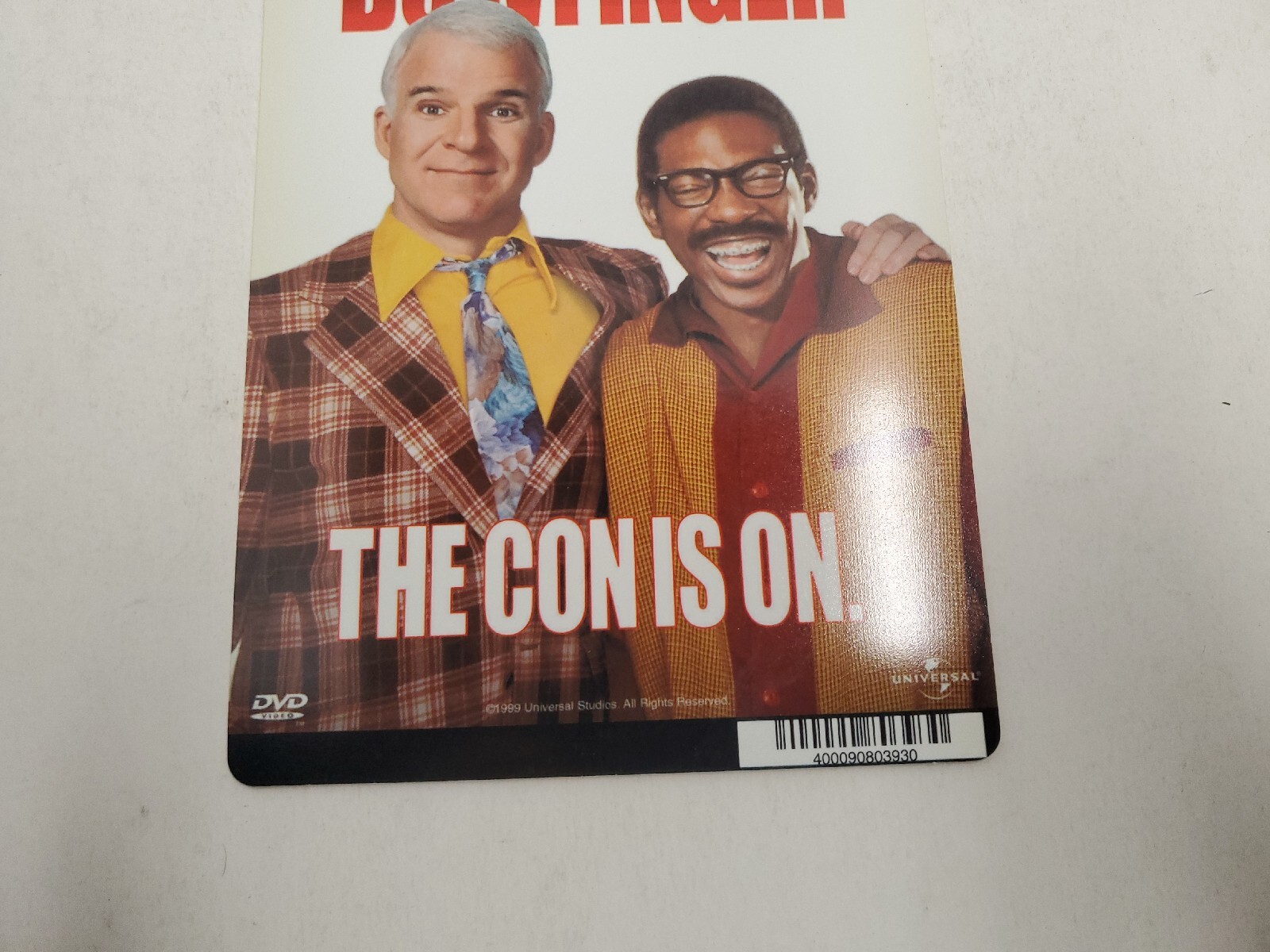Bowfinger BLOCKBUSTER SHELF DISPLAY DVD BACKER CARD ONLY 5.5″X8″