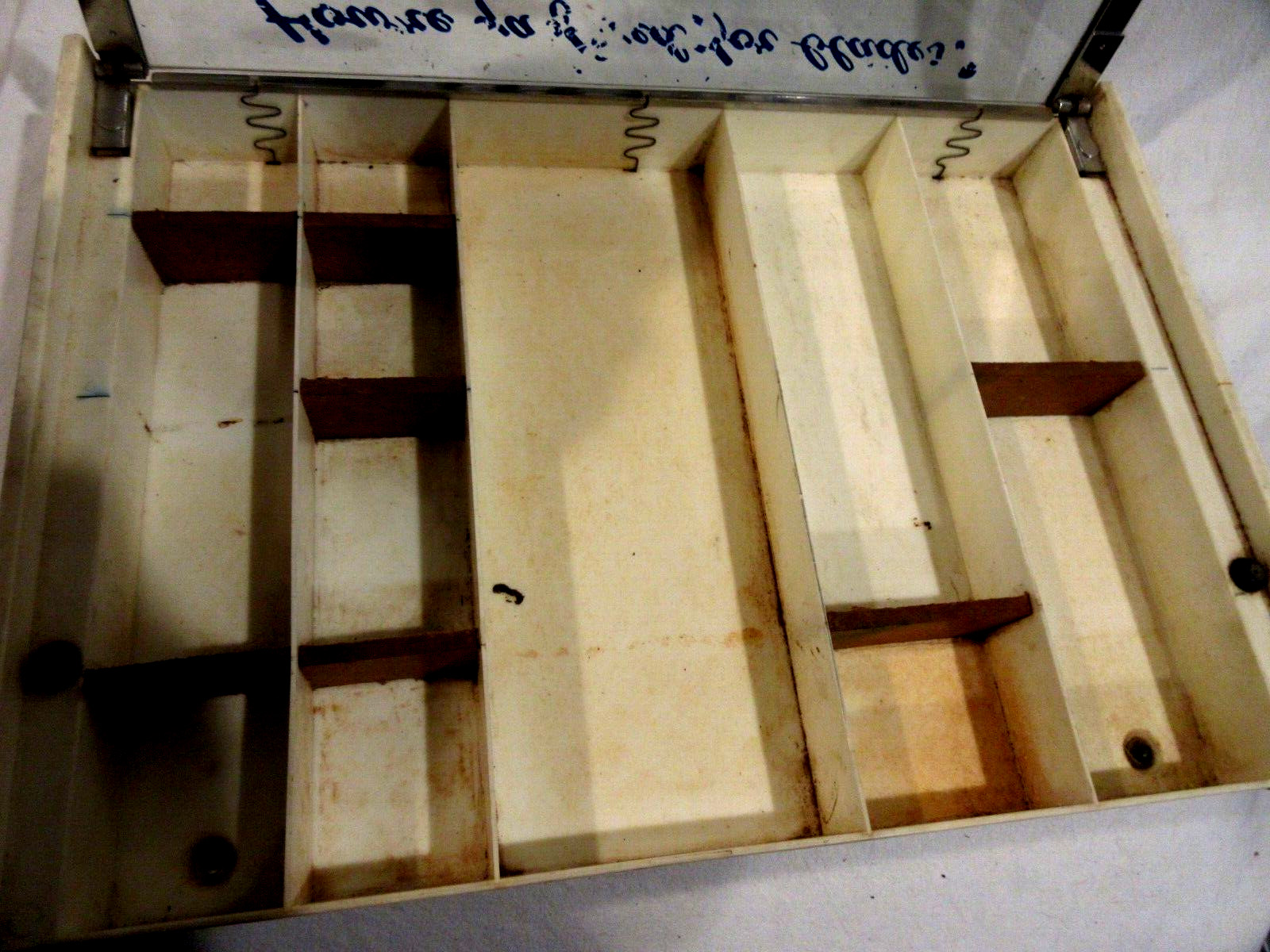 Vintage Gillette Razor Blades Counter Top Display Case