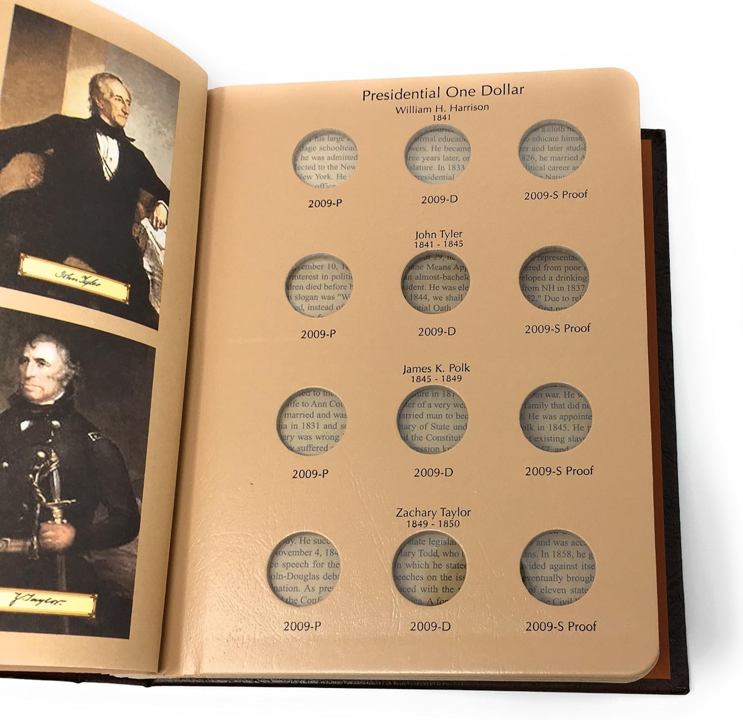Dansco US Presidential Dollar with Album, Proofs Vol 1
