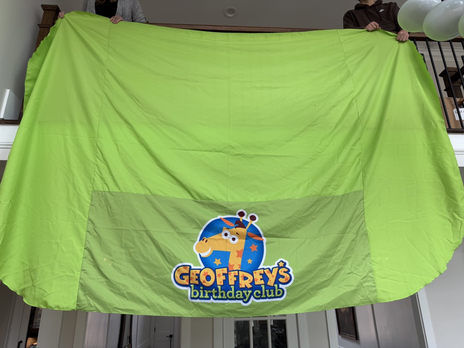 Toys R Us Geoffrey Birthday Tablecloth for Toys R Us Kids!