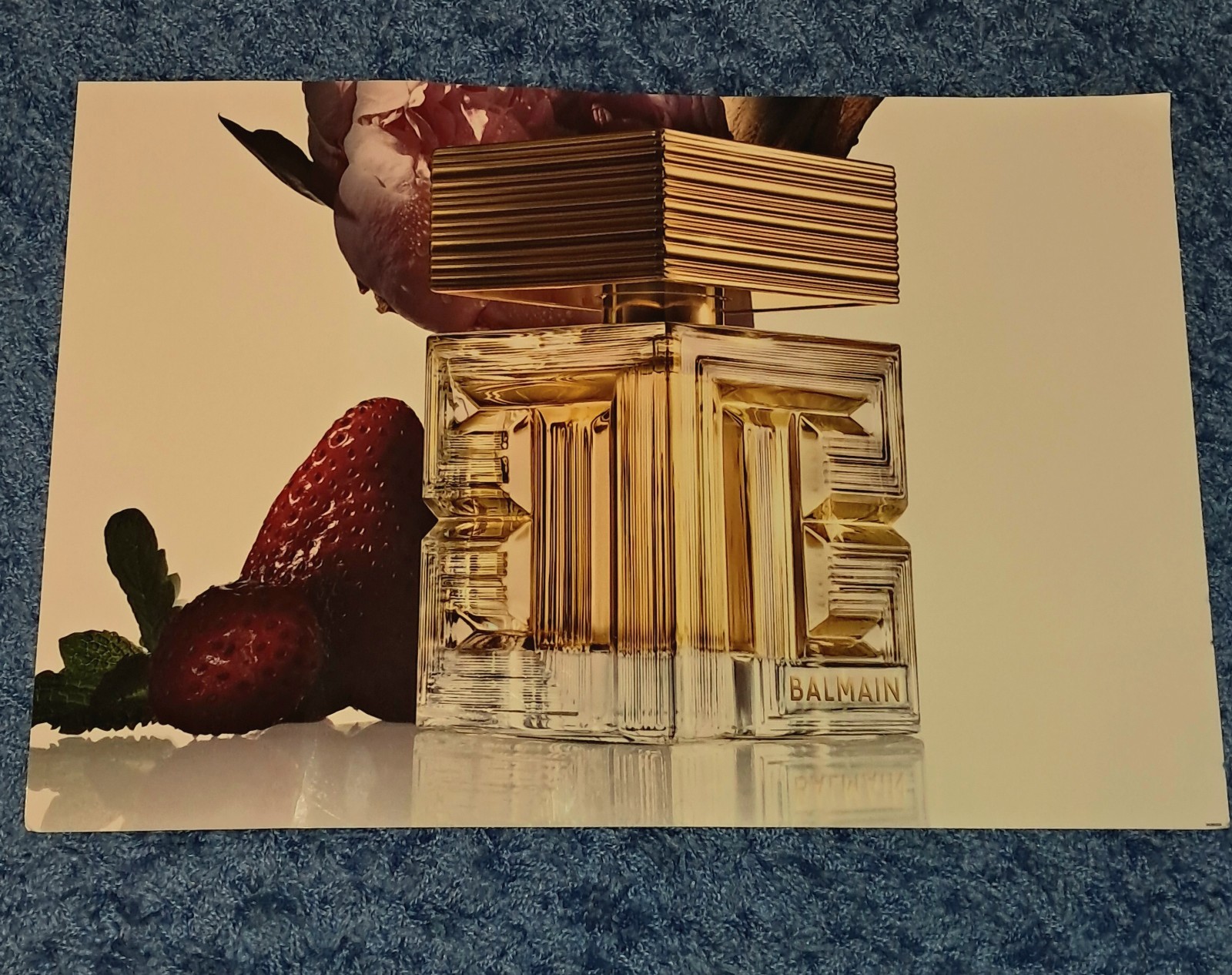 Balmain Destin Perfume Fragrance PROMO STORE DISPLAY SIGN 2 FT Ulta Beauty