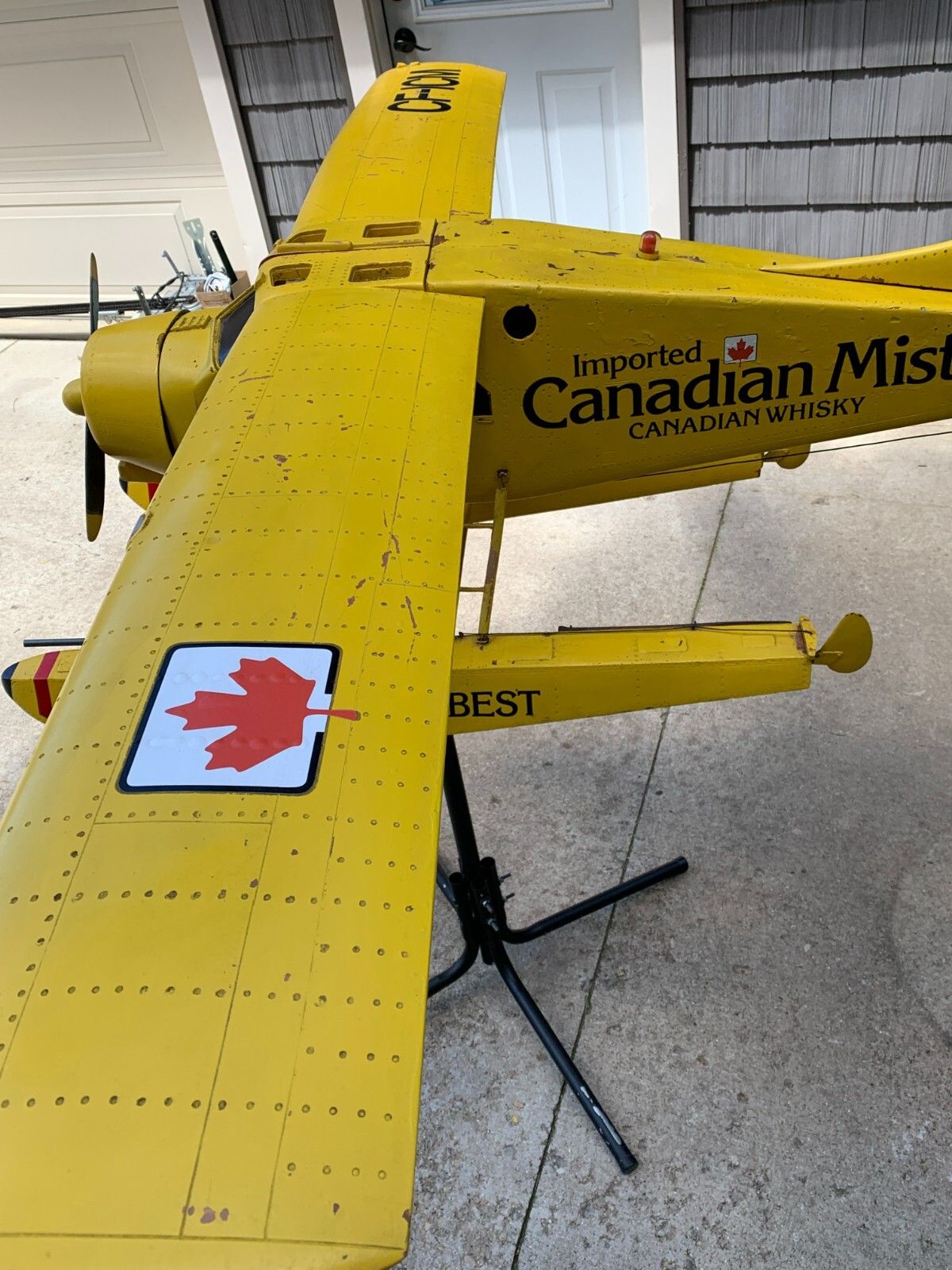 1970’s Canadian Mist Dehavilland Beaver Store Display, ORIGINAL!