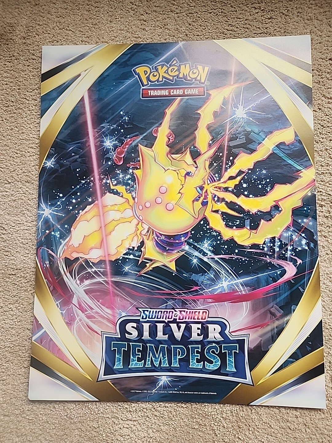 Pokemon Silver Tempest Promotional Double Sided Store Display