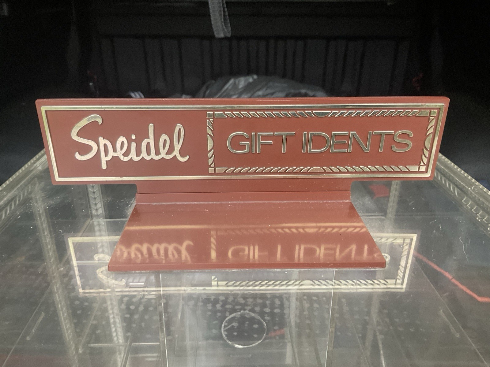 Speidel Watch Store Display Rotating Counter Top Advertising