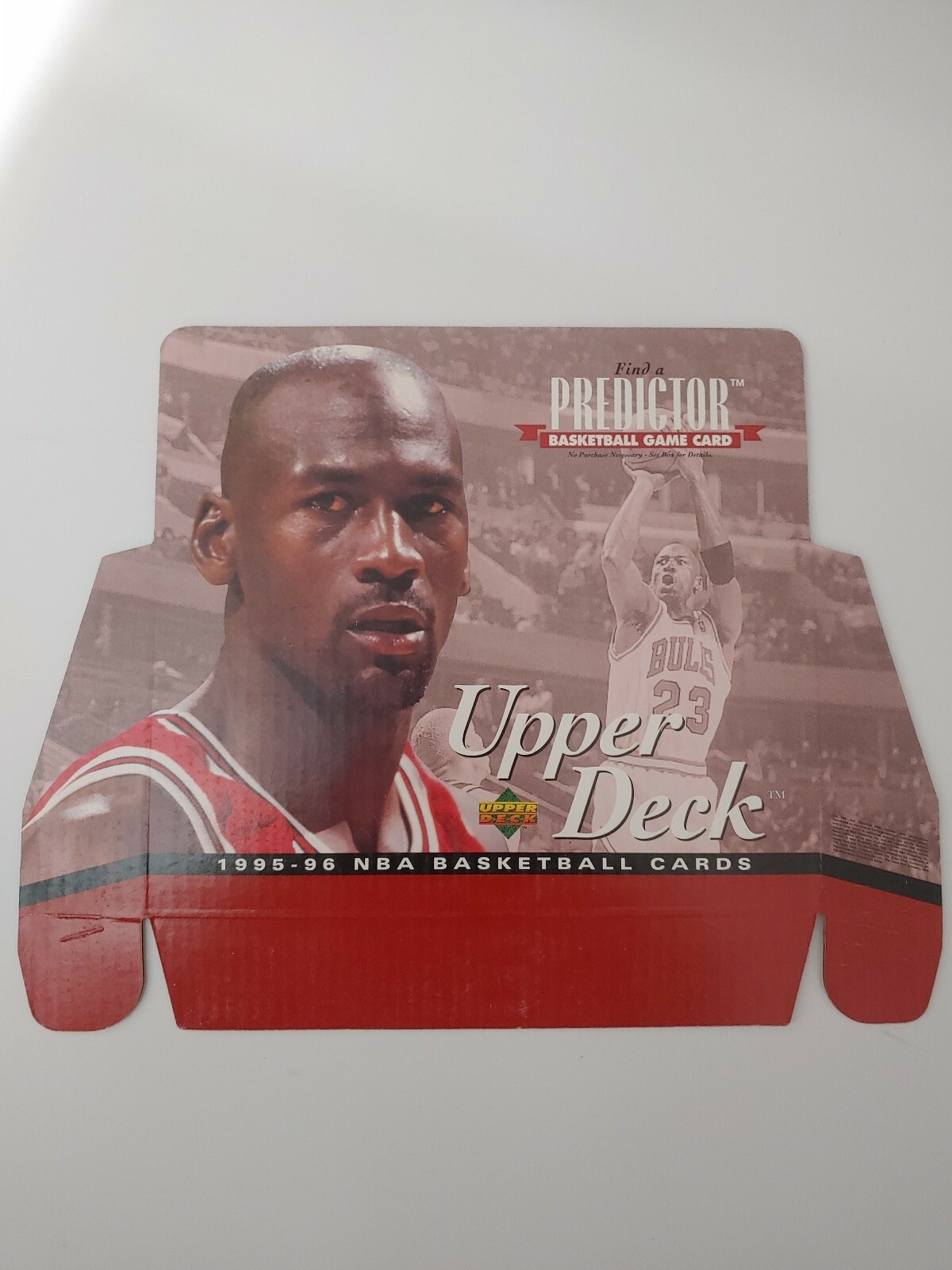 1996 Michael Jordan Upper Deck Predictor Cards Display Sign 17 x 13 #1