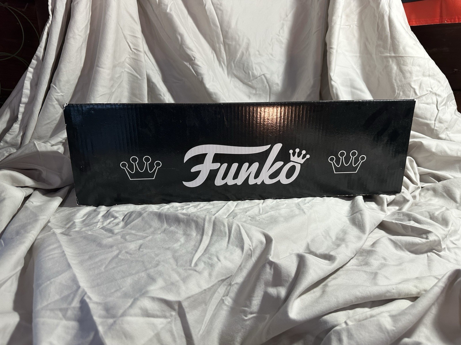 Funko Black & White Cardboard Retail Store Counter Display Tray Box w/ Logo