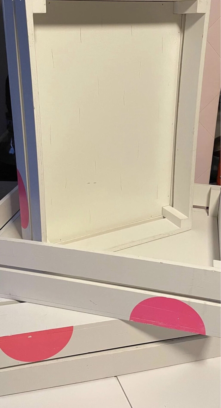 PINK VICTORIA’S SECRET – Single Wooden Display Crate **RARE**