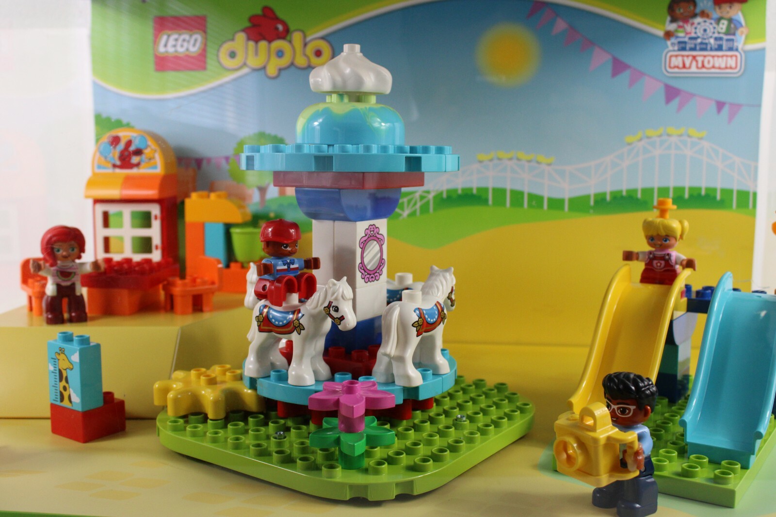 Toys R Us Exclusive LEGO Duplo My Town Retail Display Sign 10841 Figures Set