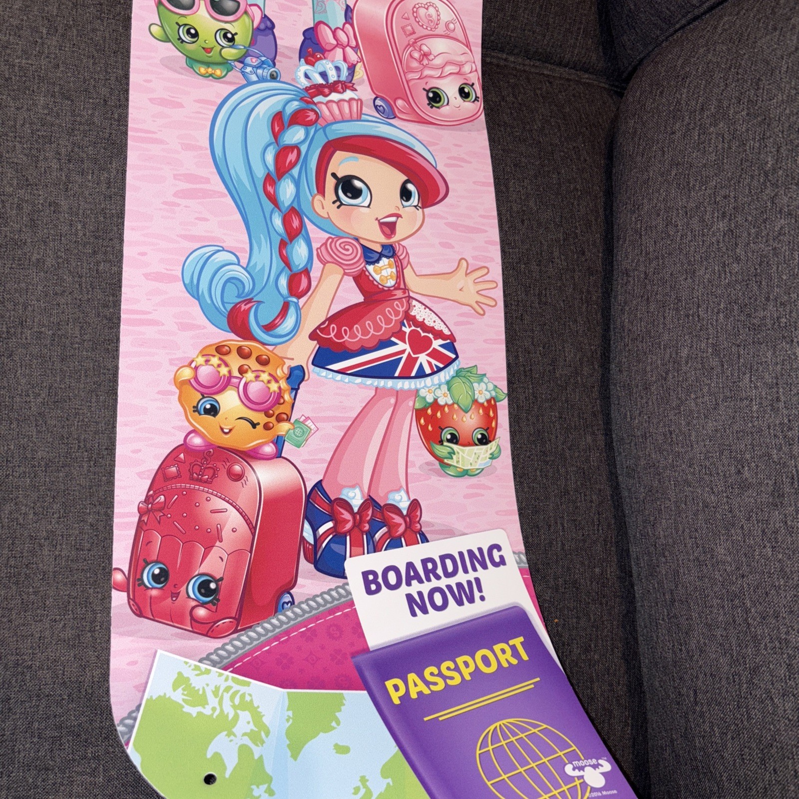 Toys R Us Geoffrey Retail Sign Store Aisle Display 48” X 10” Left. & Shopkins