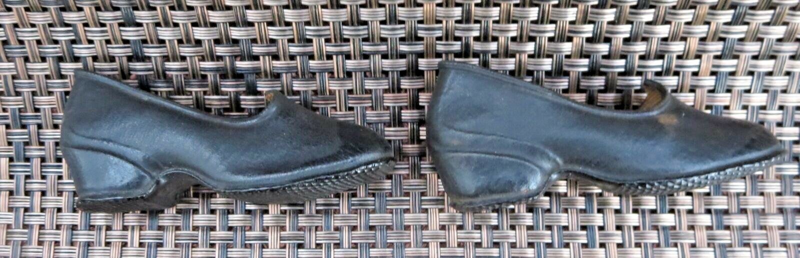 Wales Goodyear Rubber Shoes Worlds Fair Advertising Display Item Black Minis VTG