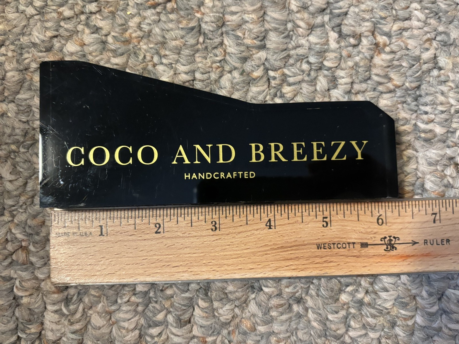 Coco and Breezy Eyewear Acrylic Retail Display – Boutique Counter POP Sign