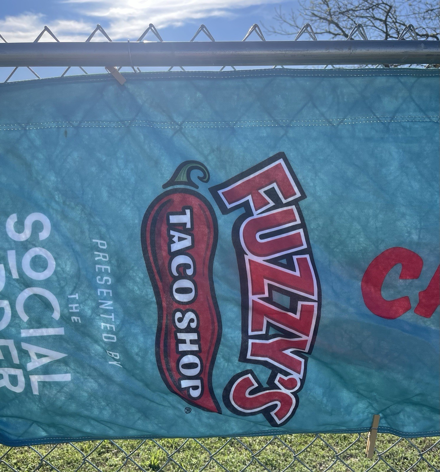 Fuzzy’s Taco Advertising Banner Man Cave Dorm Room