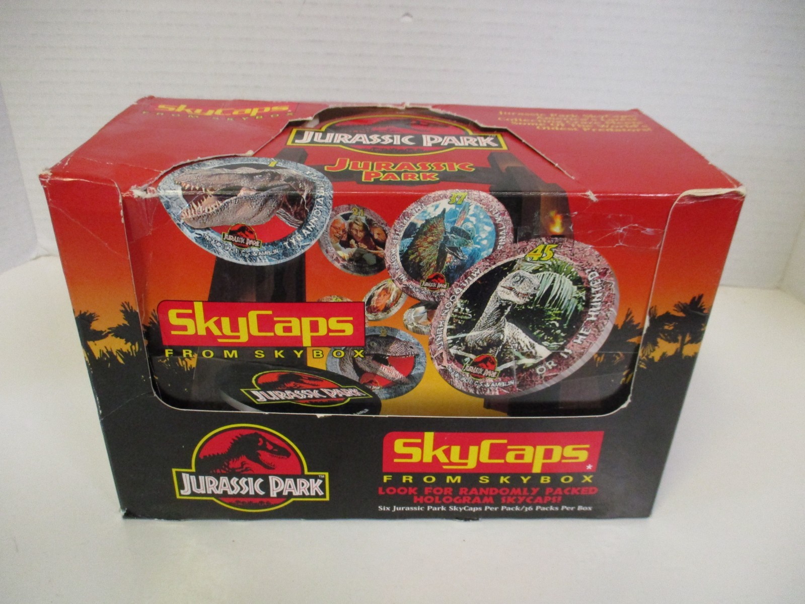 1993 Skybox Sky Caps JURASSIC PARK – Empty Store Counter Display Box
