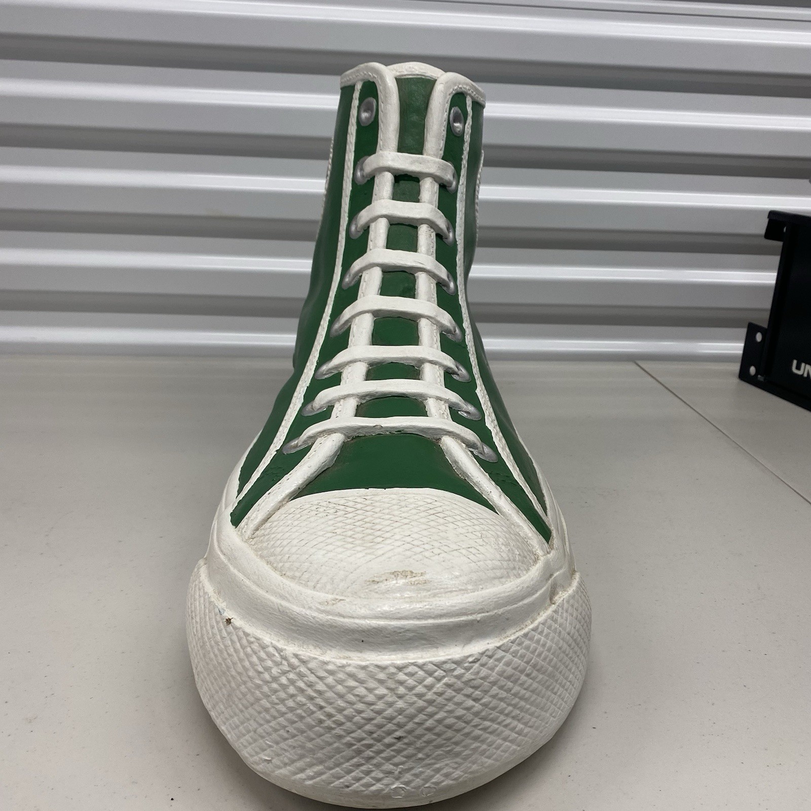 Amazing Vintage Bata Super Shoe Green Boston Celtics Store Display Advertisement