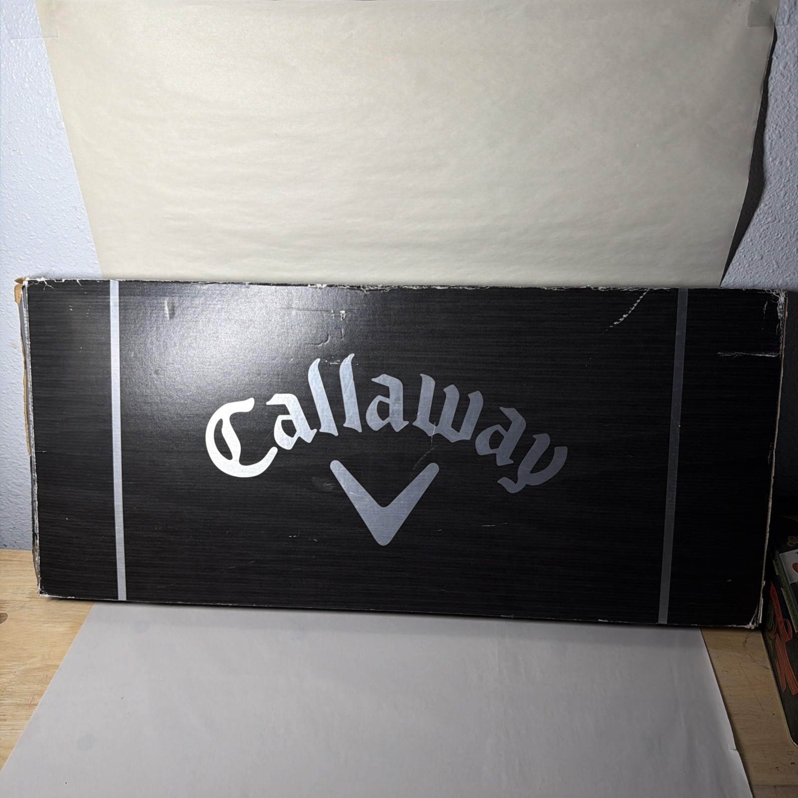 Callaway Golf Commercial Shelf Header Top Display Advertising Sign 27”x13”