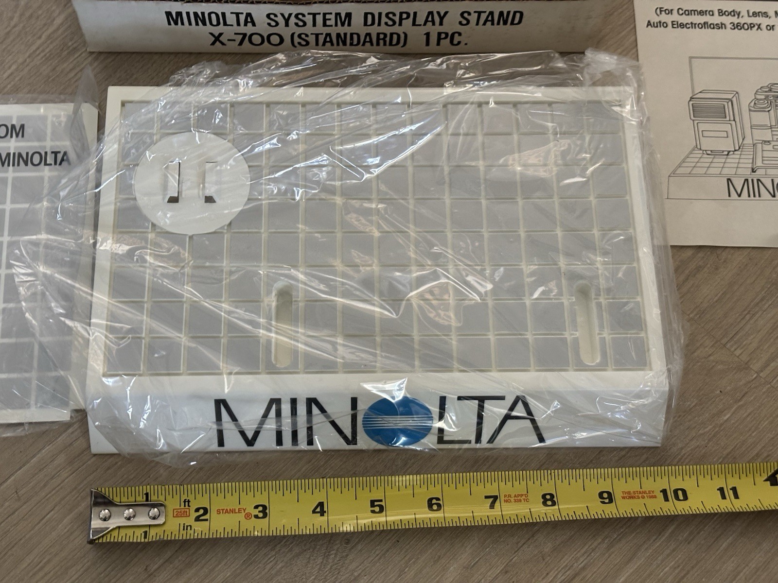 Very RARE New Minolta X-700 System Display Stand Point of Sale Advertising NOS