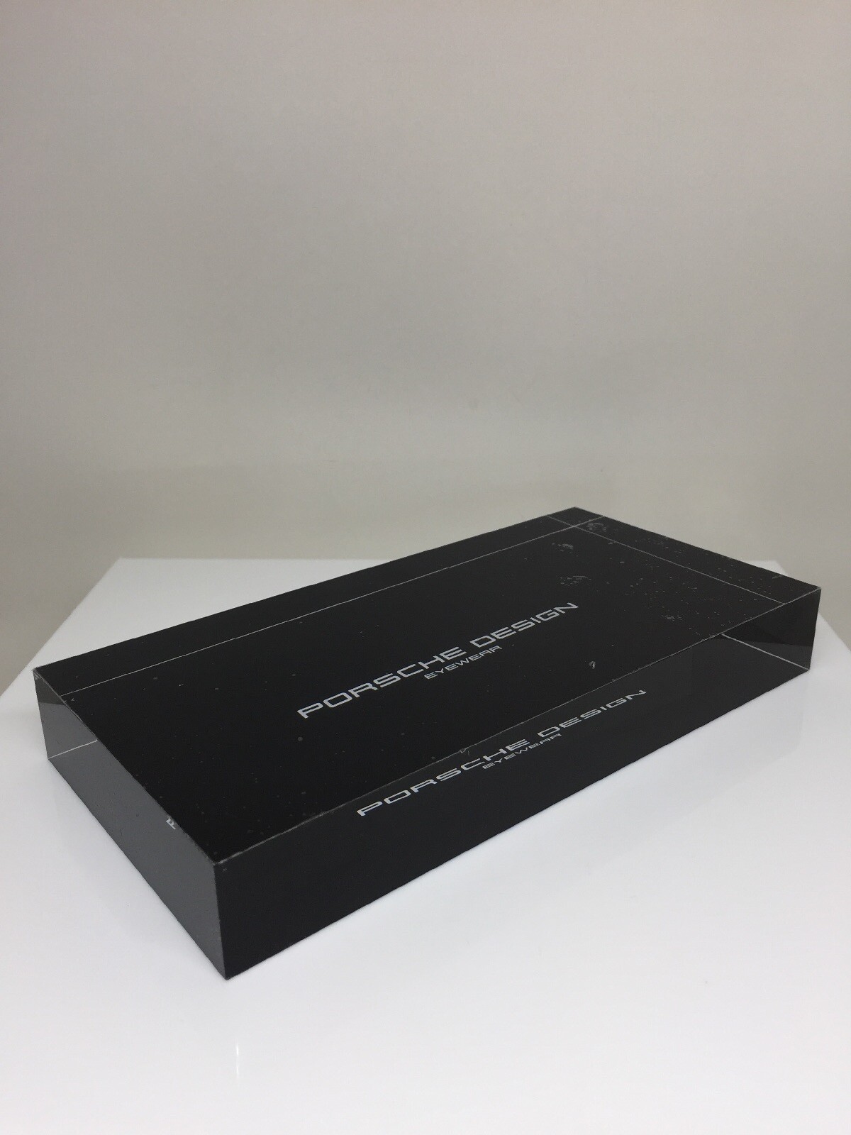 New Porsche Design Eyewear Display Logo Sign Countertop Dealer Logo Plaque Stand