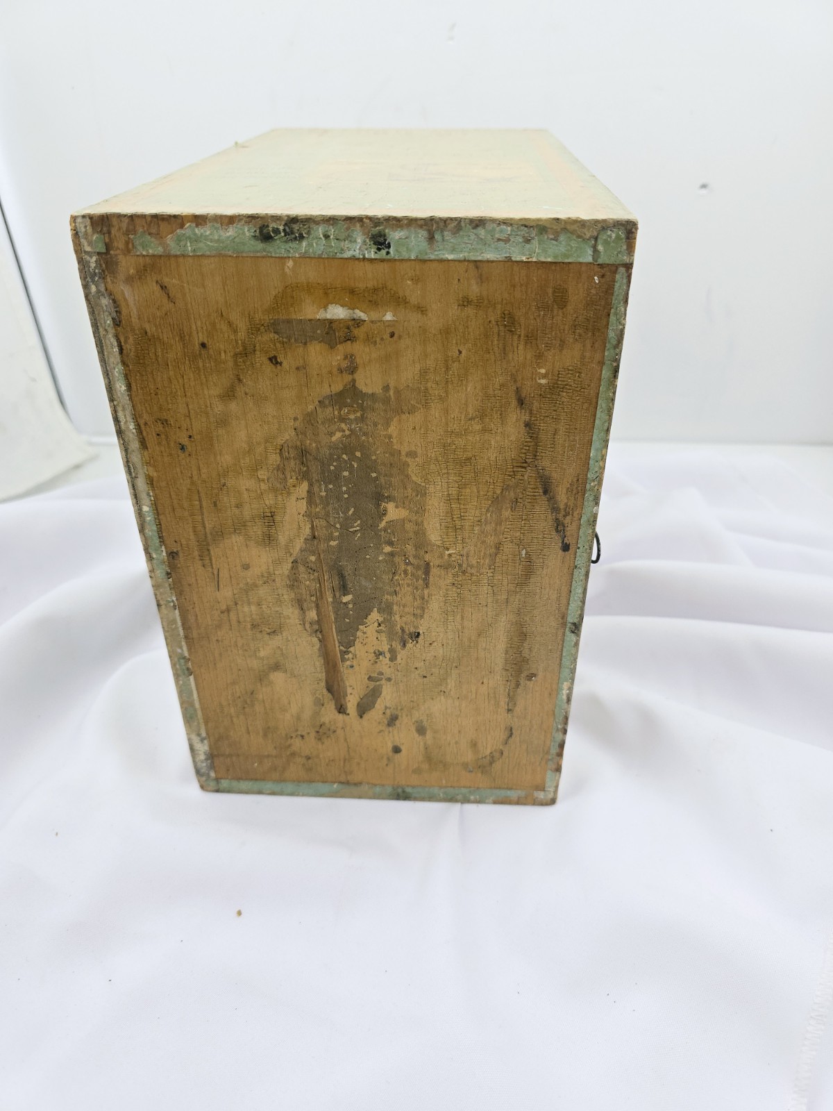 Johnson & Johnson Vintage Advertising Store Display Wooden Cabinet PAINTED