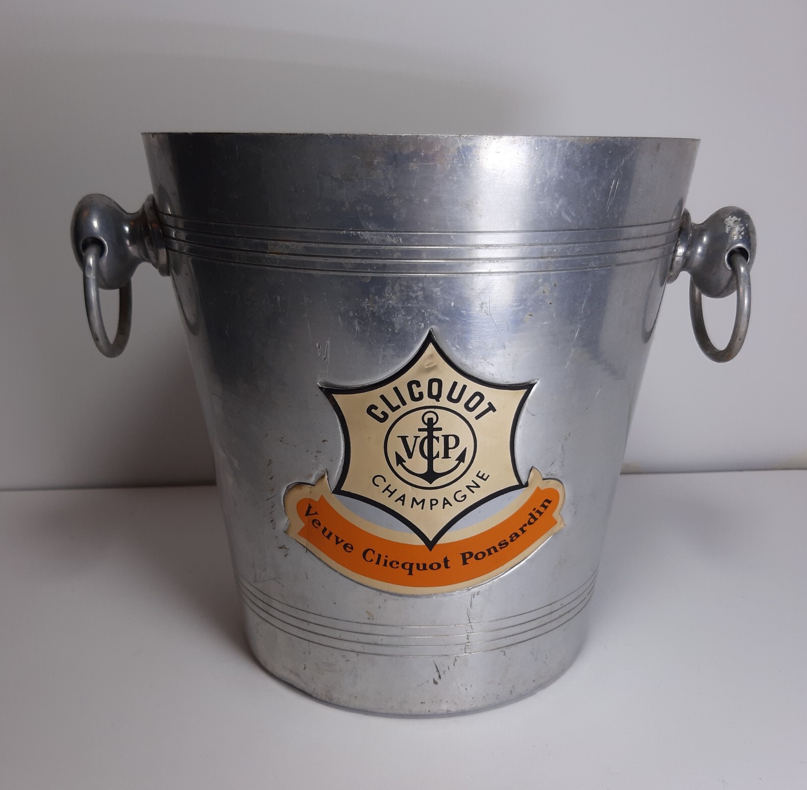 Champagne Ice Bucket VCP WIDOW CLICQUOT PONSARDIN France Faucogney ’60B