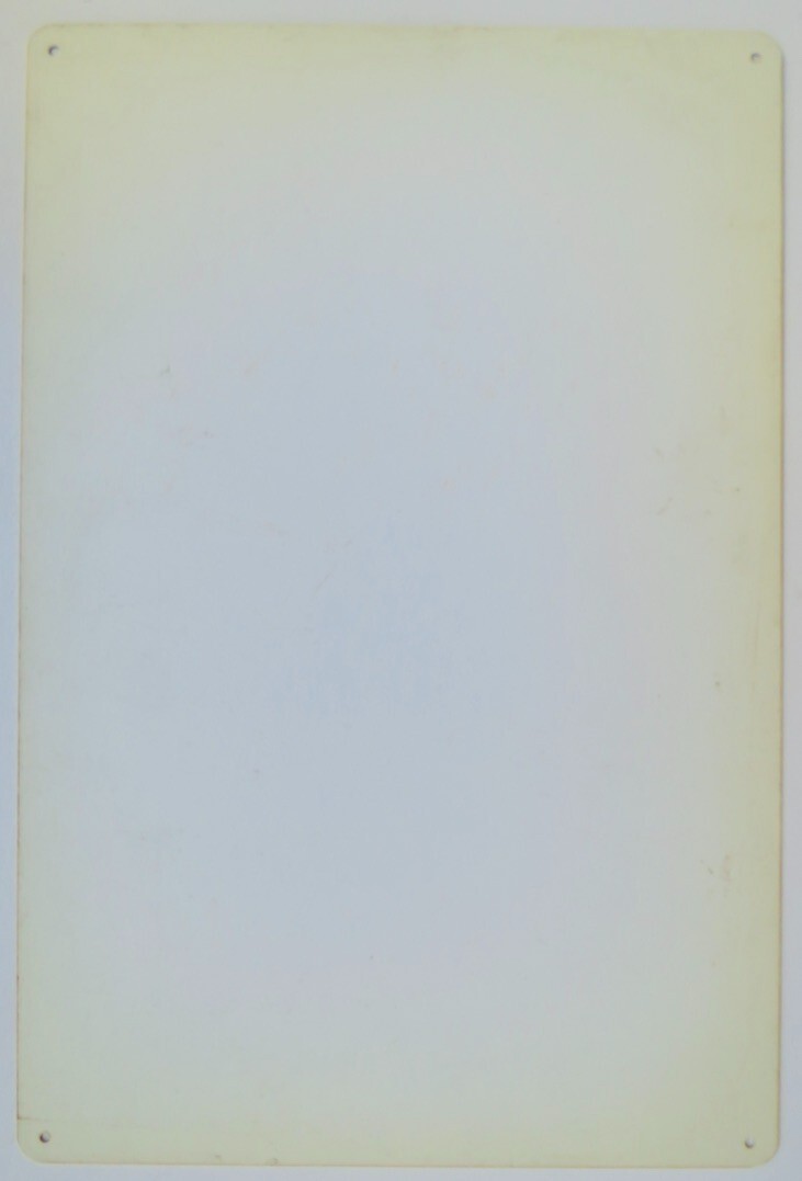 PLAQUE DE RÈGLEMENT D’HÔTEL ANNÉES 1960