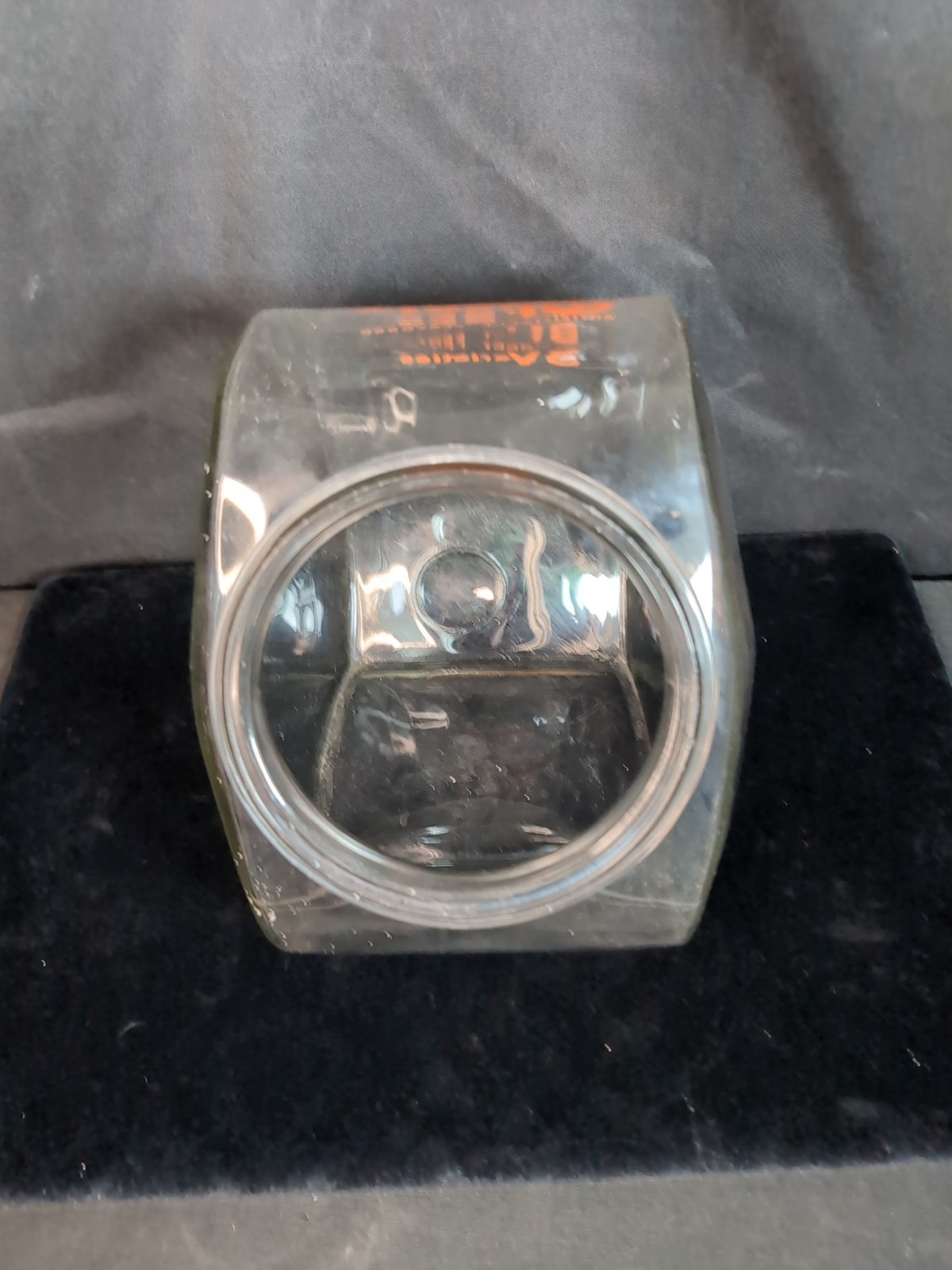 Vintage Phenix Bouillon Cubes Glass Jar General Store Counter Top Display