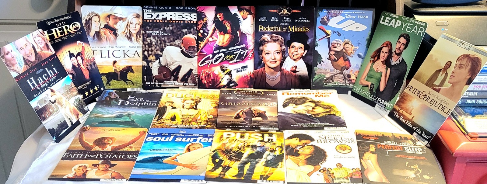 HUGE LOT OF 48 BLOCKBUSTER VIDEO DISPLAY MOVIE BACKER CARDS MINI POSTERS