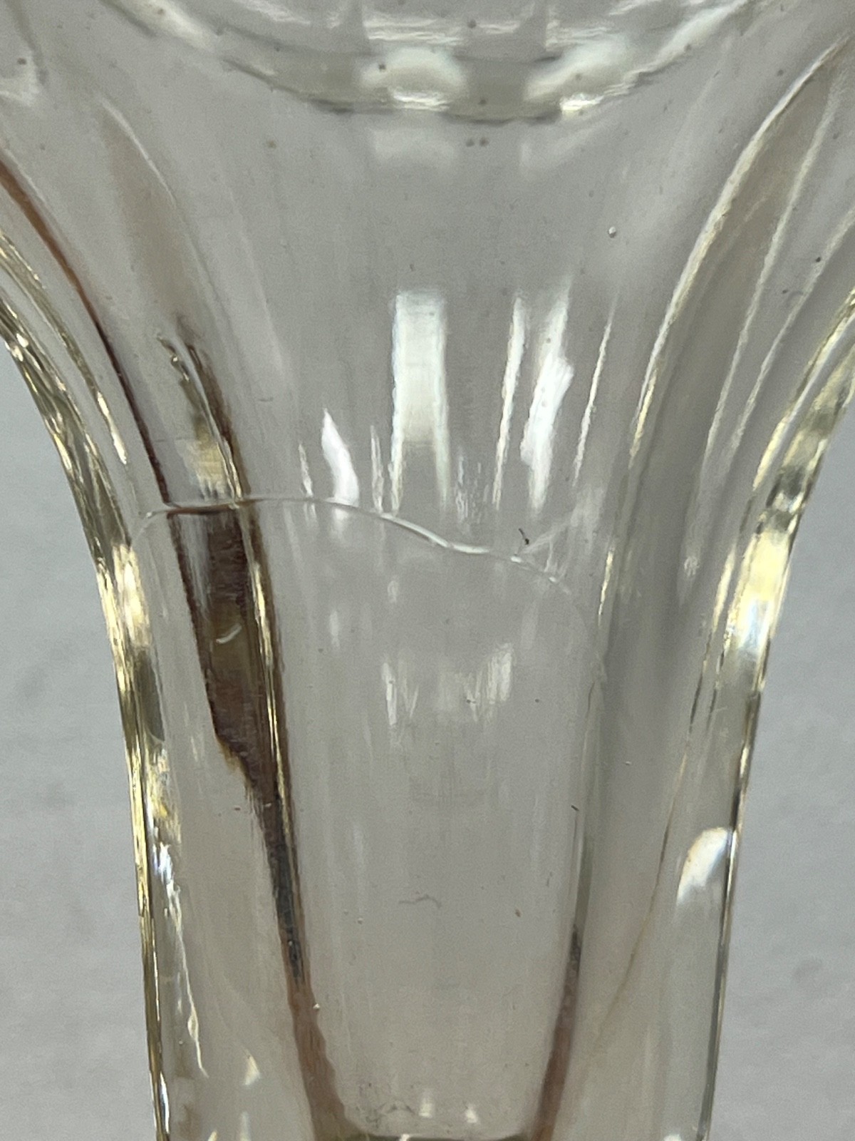 Clear Glass Drugstore Shelf Riser 8.5″ Antique/Vintage