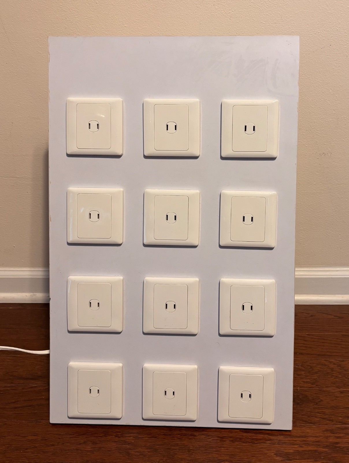 Retail Night Light Display Board w/ Multiple Outlet Ports