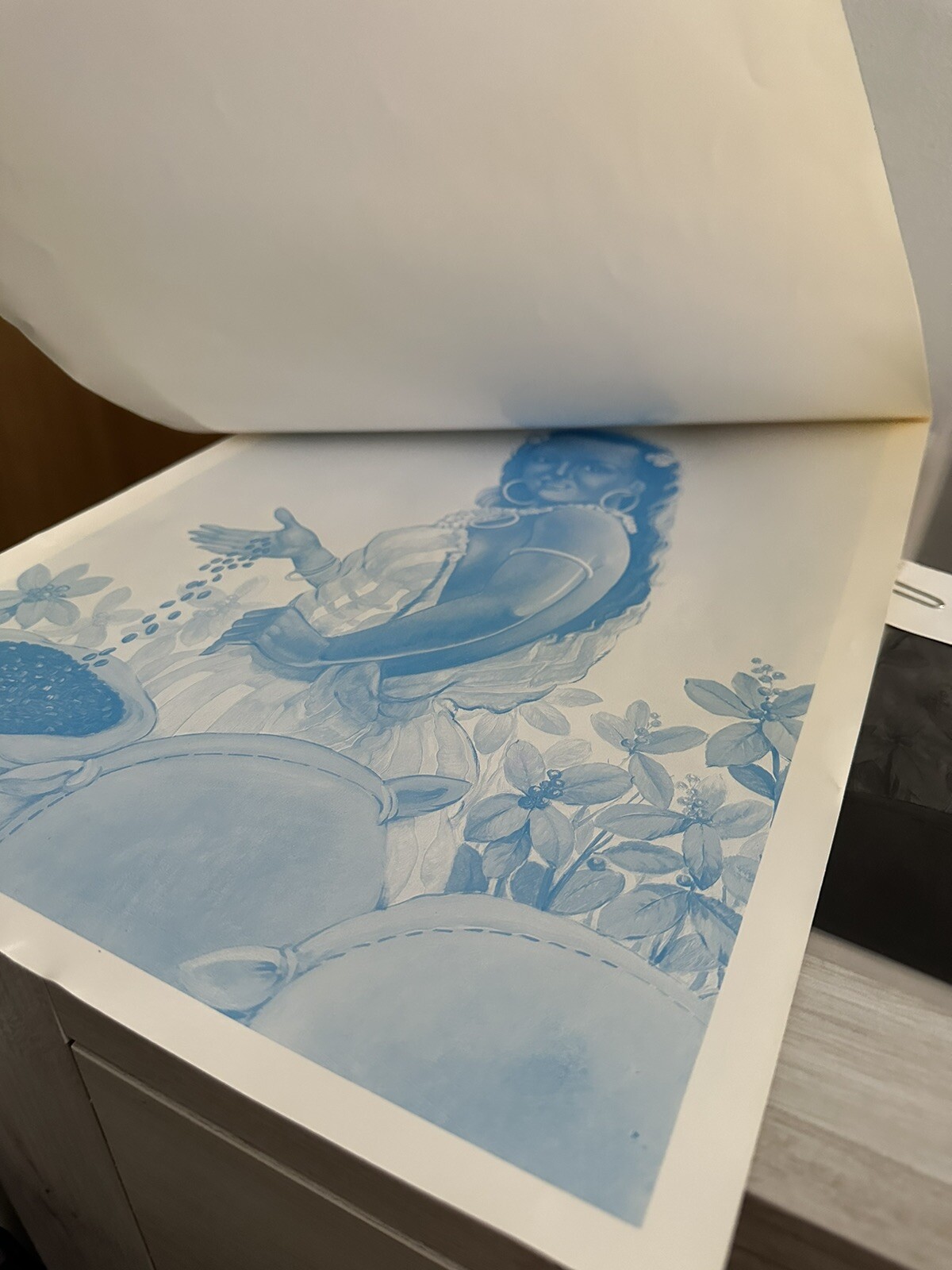 BOZZETTI DISEGNI INSEGNA CAFFÈ JUBA PUBBLICITARIO VINTAGE DESIGN MODERNARIATO