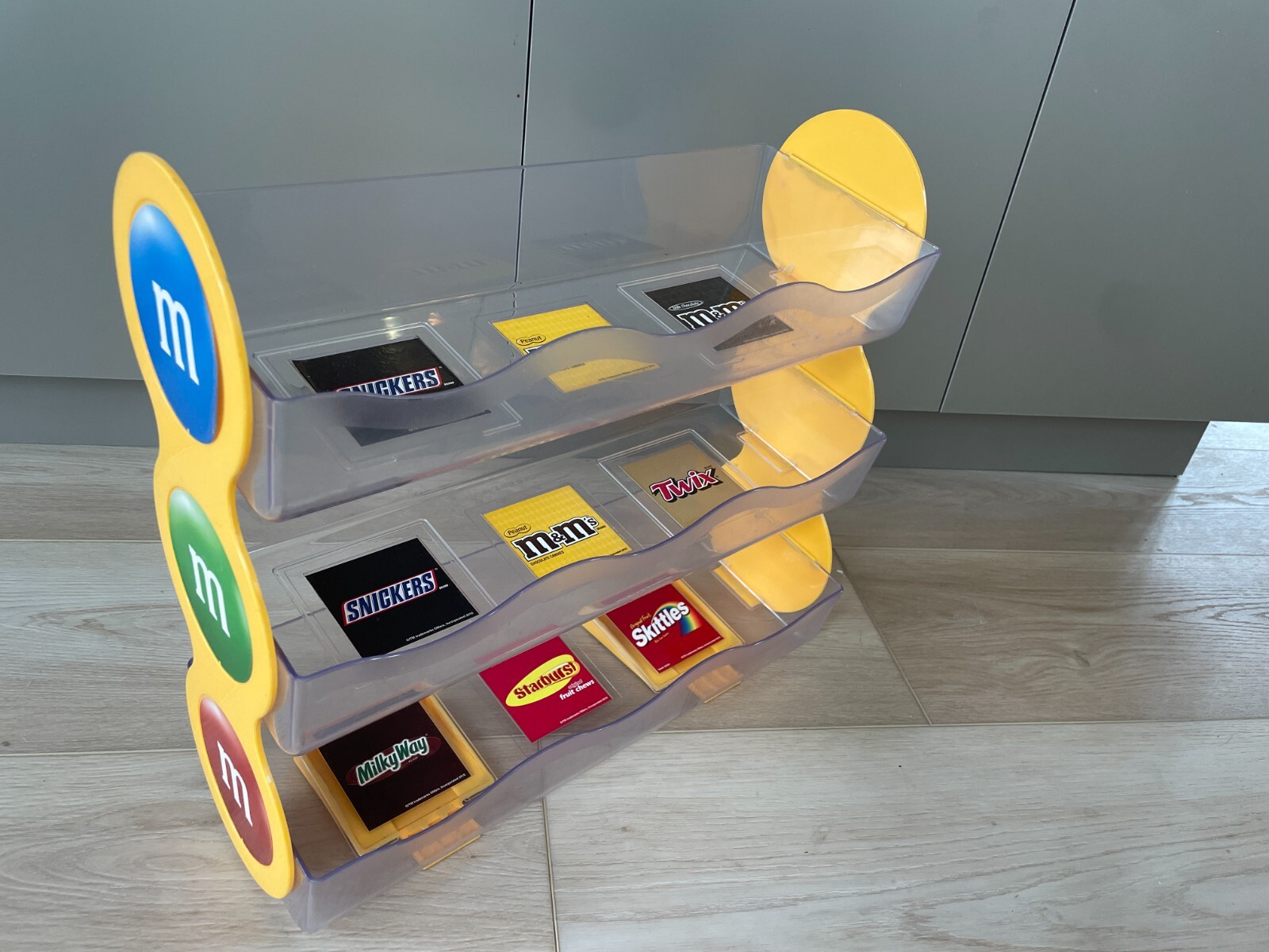 Mars Candy Countertop Display Shelf for Snickers Skittles, M&M’s, Starburst Twix