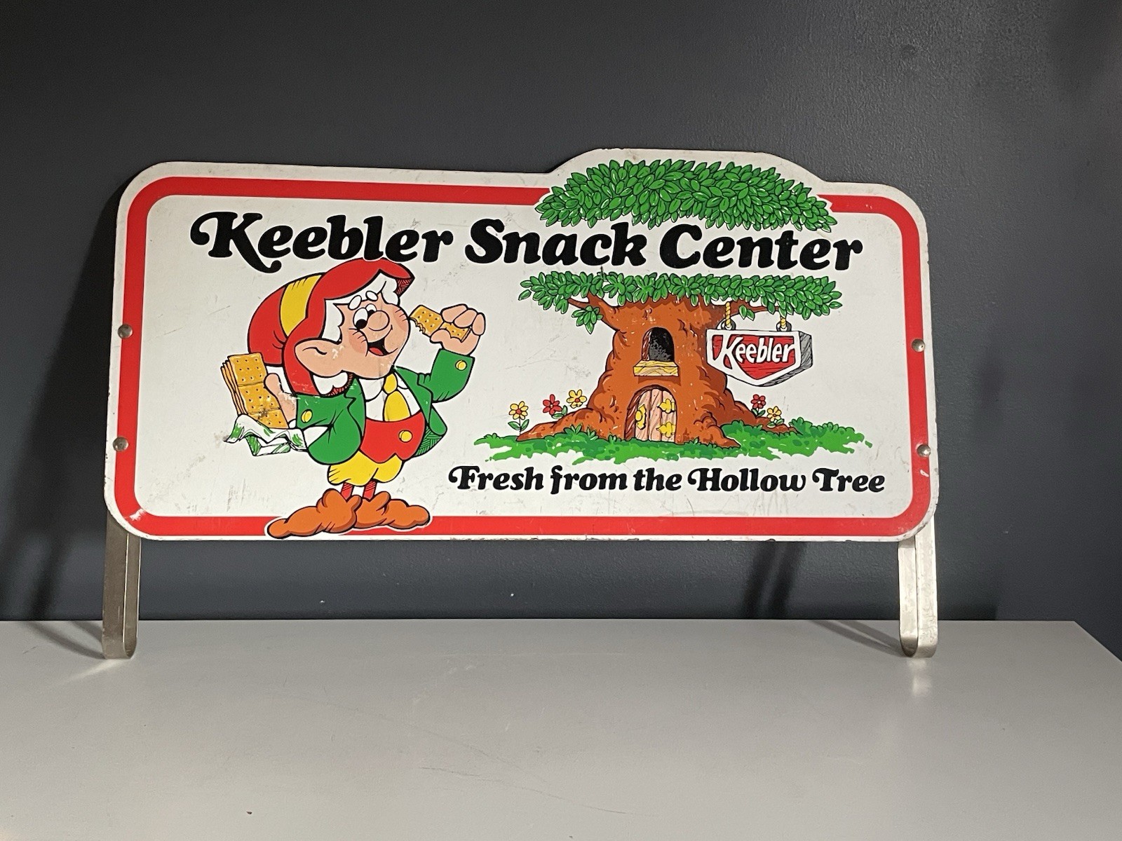 Vintage Keebler Snack Center Store Display Topper