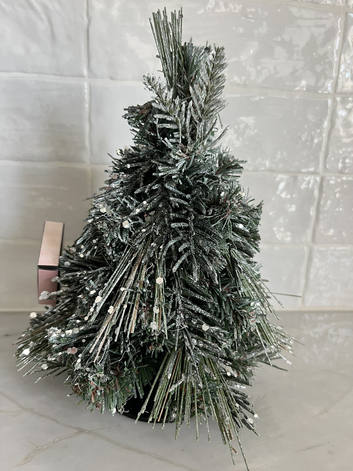Victoria’s Secret Christmas Tree Store Display Flocked Glittered Gift Ornament