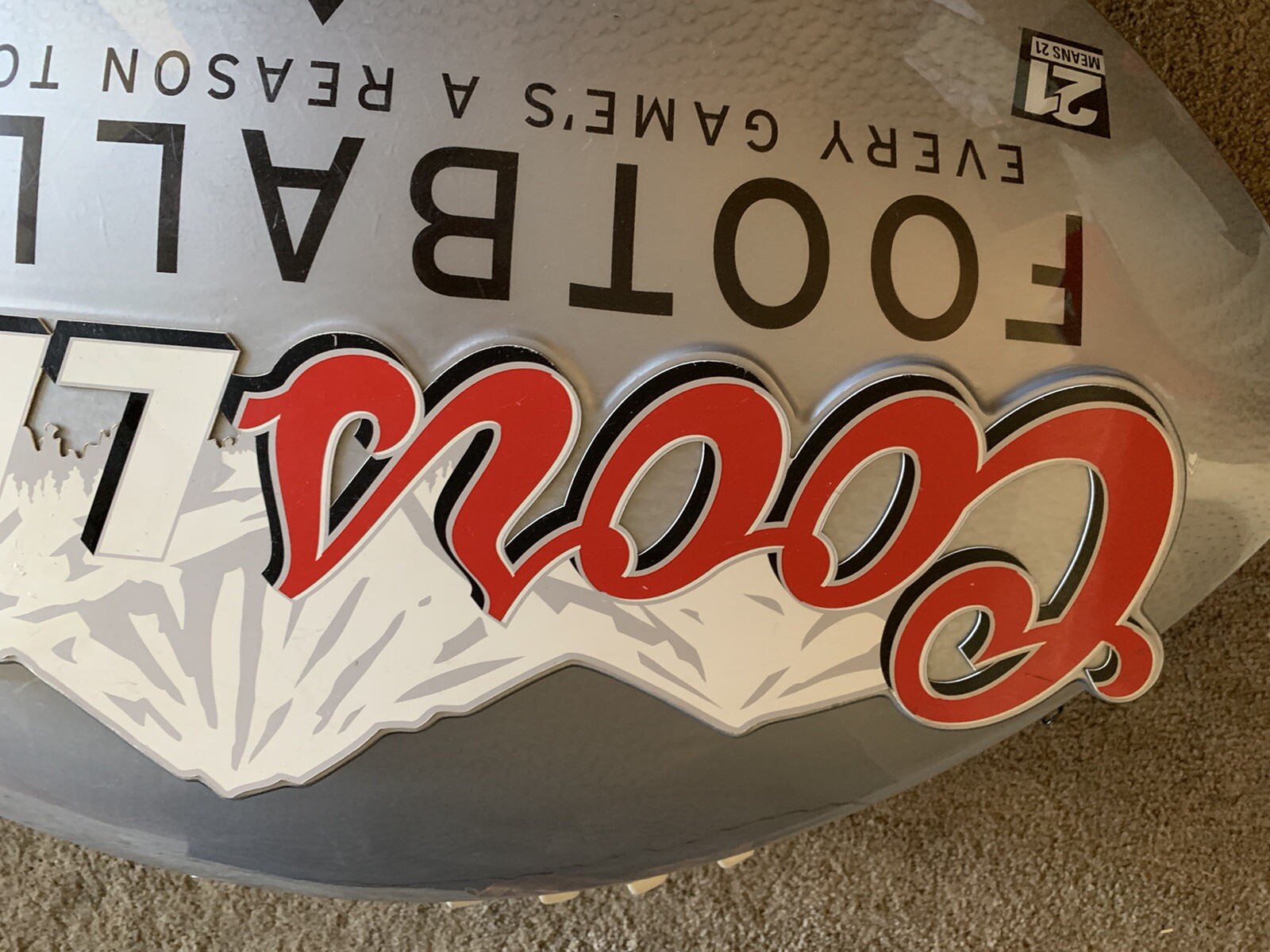Coors Sign – Gootballiday Store Display – Official Retail Coors Sign plastic
